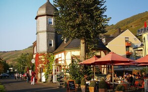 Blick von der Unterkunft