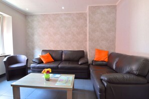 Deluxe-Apartment, 2 Schlafzimmer | Wohnzimmer