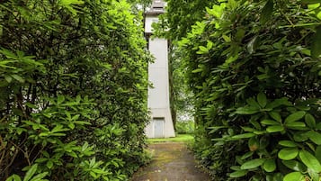 Vue depuis lâhĂ©bergement