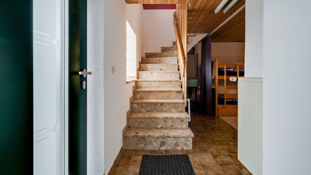 A staircase with stone steps leading to a second floor. - Beautiful Holiday Home in Viechtach With Views (Viechtach)