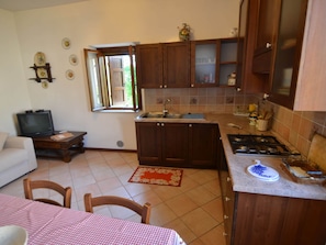 Classic House, 2 Bedrooms | Private kitchen - Lovely Holiday Home in Monte Colombo on Farm (Montescudo)