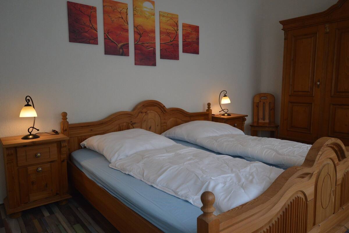 8 bedrooms, individually furnished