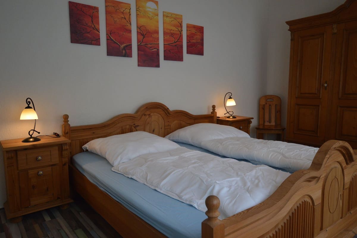 8 bedrooms, individually furnished