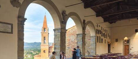 Udsigt fra overnatningsstedet