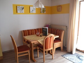 Deluxe Apartment, 1 Bedroom | Dining - Appealing Apartment in Bad Bayersoien With Balcony (Bad Bayersoien)