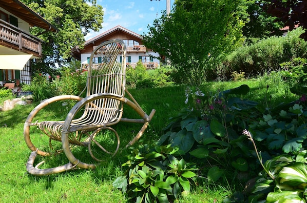Deluxe-Apartment, 1 Schlafzimmer | Garten