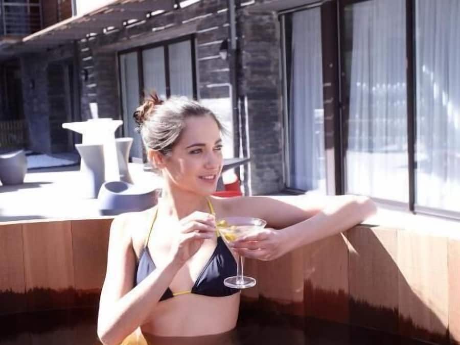 Idromassaggio all'aperto