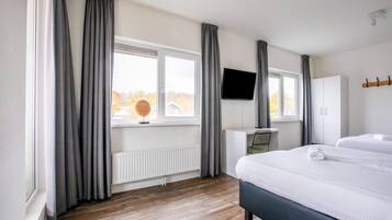 15 bedrooms, individually furnished, bed sheets