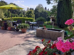 Apartemen Elite, 2 kamar tidur | Balkon