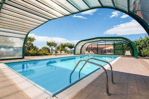 Indoor pool, outdoor pool
