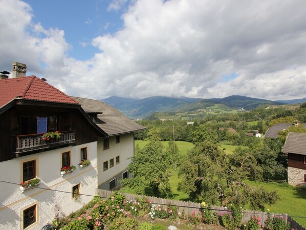 Blick von der Unterkunft