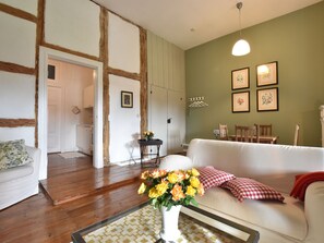 豪華公寓, 2 間臥室 | 客廳 | 壁爐、 DVD 播放機