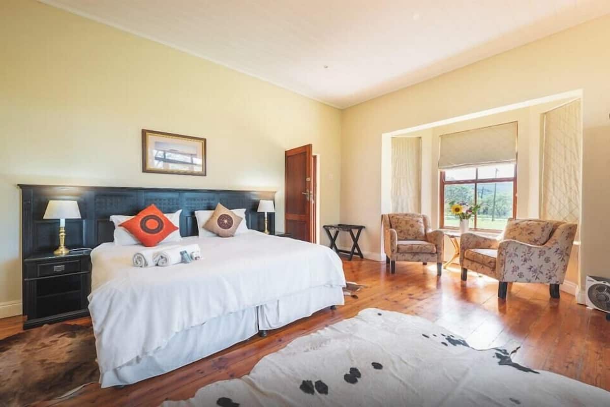 Habitación Deluxe con 1 cama matrimonial o 2 individuales | Espacio para trabajar con laptop y tabla de planchar con plancha