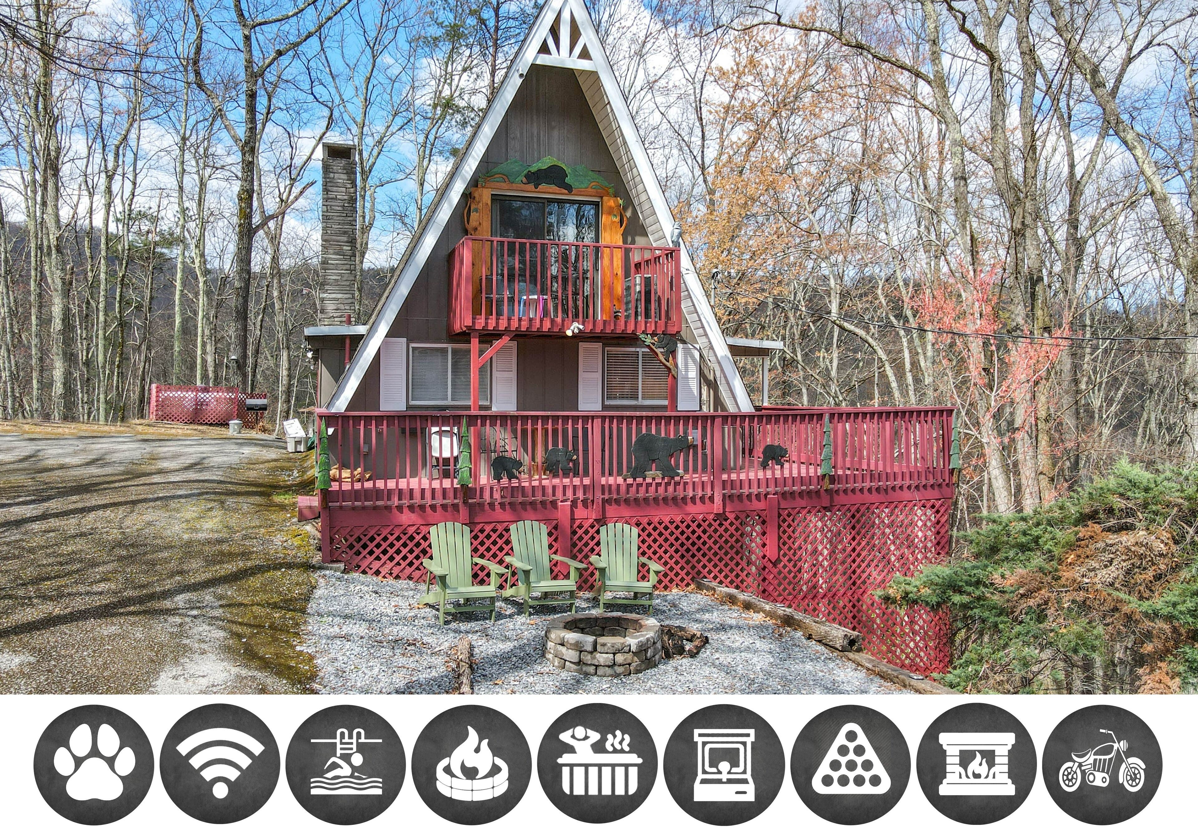 Hytte - 3 soveværelser | Udendørsområde