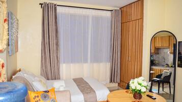 1 bedroom, iron/ironing board, WiFi, bed sheets