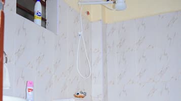Towels, soap, toilet paper