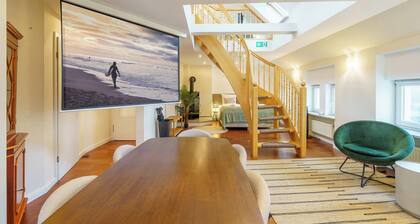Maisonette am Holstentor mit Dachterrasse und Heimkino