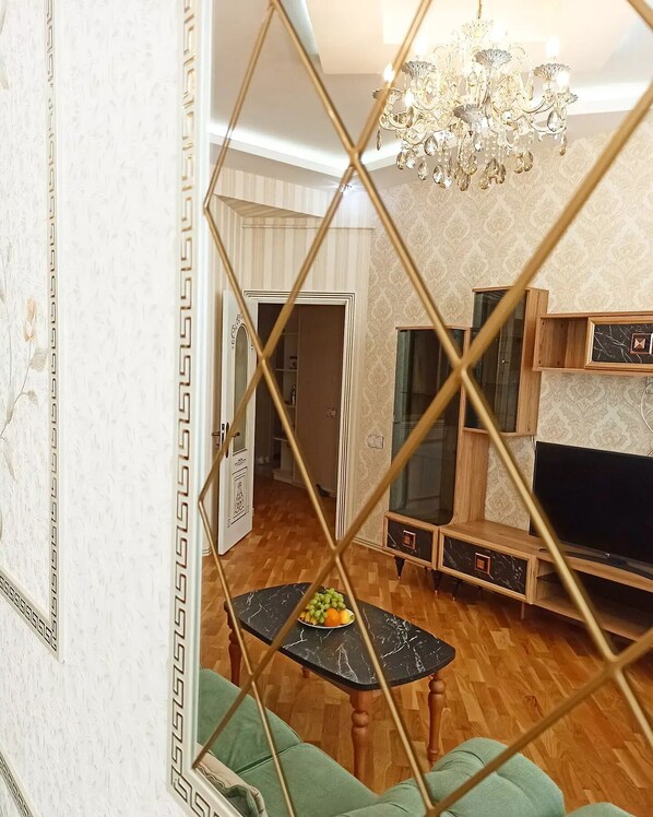 1 bedroom, soundproofing, iron/ironing board, free WiFi - Premium apartment (Baku)