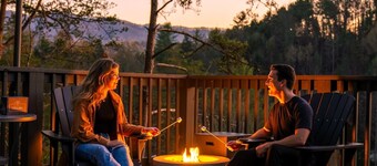 Stargazing Treehouse - Hot Tub 35 feet in the air!