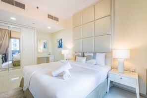 3 soverom, safe på rommet, strykejern/-brett og wi-fi (inkludert)