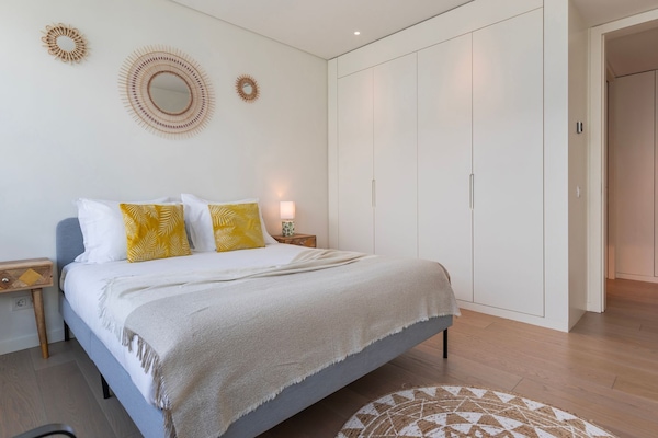 Get ready for an upscale vacation in a newly built building in a trendy, modern area #new #trendy #portugal #pt #lisbon