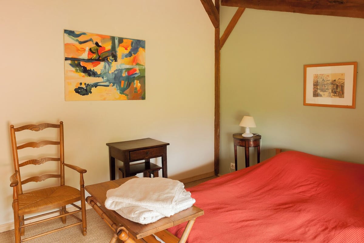 Triple Room, Non Smoking (Bout du Monde) | Desk, laptop workspace, blackout drapes, free WiFi