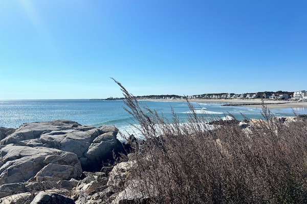 Am Strand, Liegestühle, Strandtücher