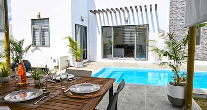Villa Lune d'été. Grand Baie, Peyrebère, Cap Malheureux.