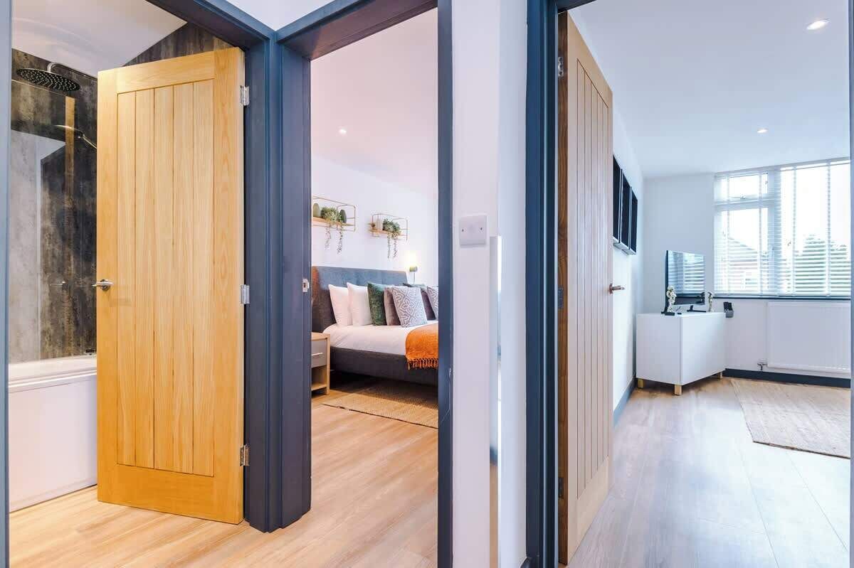 1 soverom, strykejern/-brett, wi-fi og sengetøy