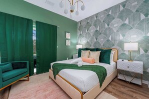 5 bedrooms, iron/ironing board, travel cot, WiFi