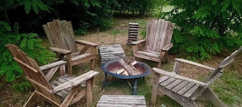 Farm tipi with Sauna and secret solar garden