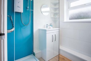 Shower, hair dryer
