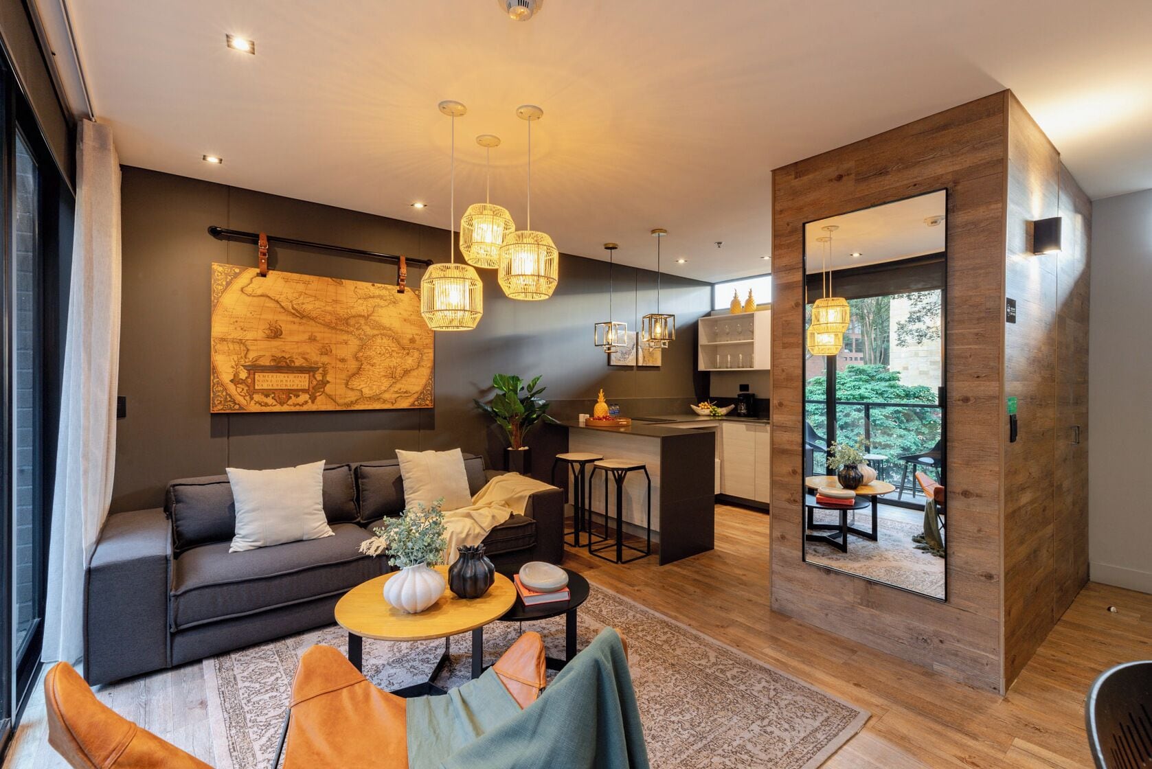 Apartment, 1 Bedroom | Down comforters, pillowtop beds, in-room safe, blackout drapes