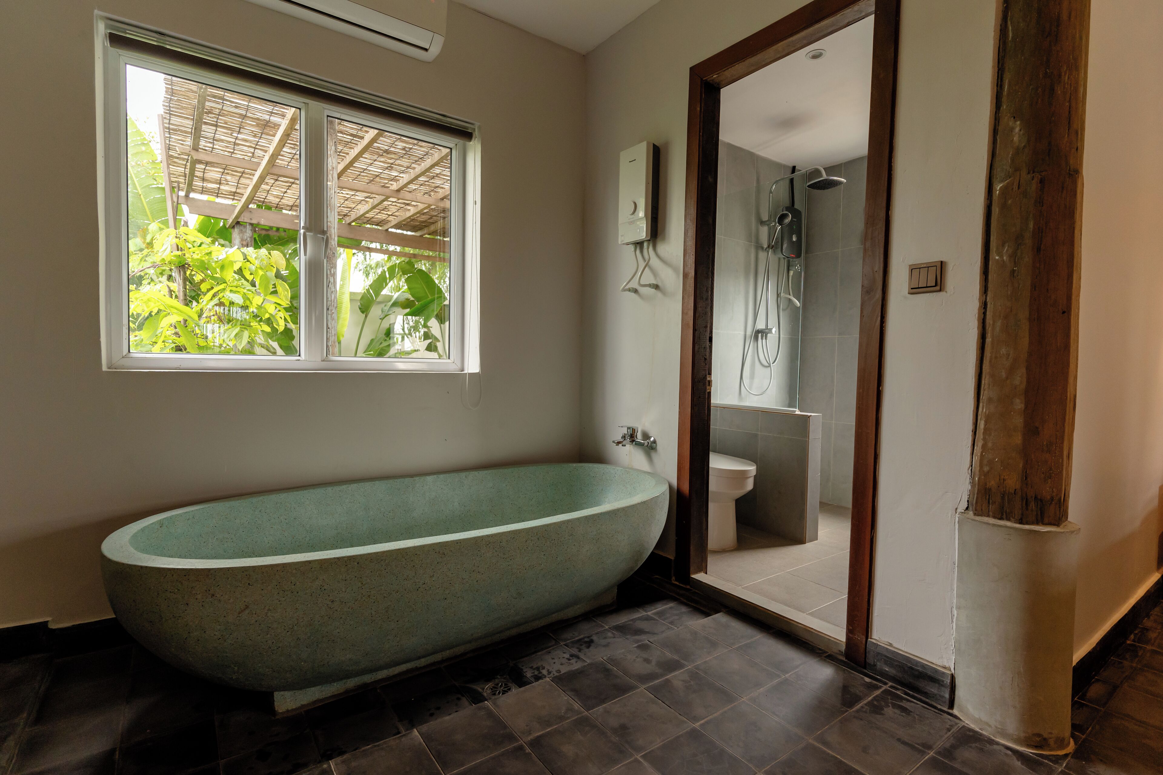Rice-Field Private Pool Villa | Bærbart sete for badekar