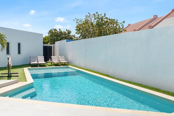Pool - NEW 4BR Villa w/ Large Pool & Gym | Villa Charly (Noord)