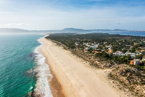 Na praia 