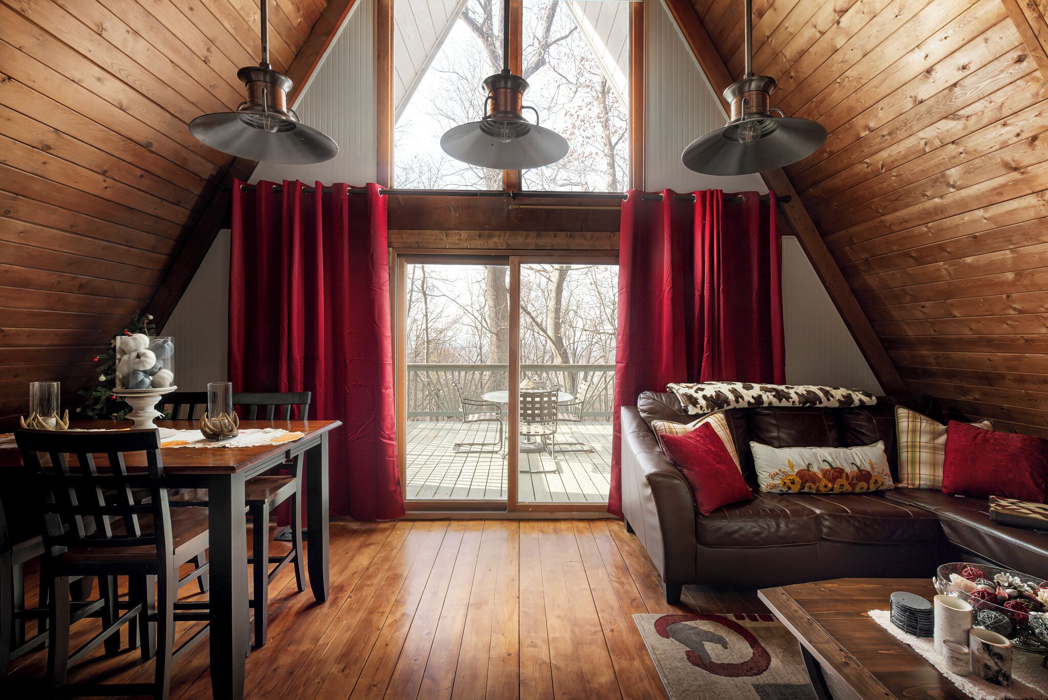 Smart TV, chimenea y libros 