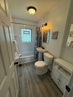 Towels, soap, toilet paper