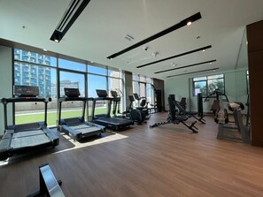 Gym - Azizi 1 BR Greek Views - 360 vacation (Dubai)