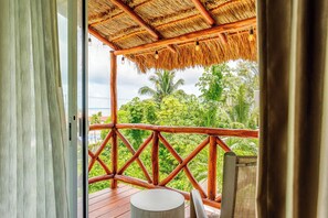 Apartment, Balcony | Balcony - Serene Stay Pool Spa Tub and Bikes (Puerto Morelos)