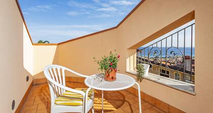 Studio 'The Amphora Lodging' with Sea View, Wi-Fi and Air Conditioning