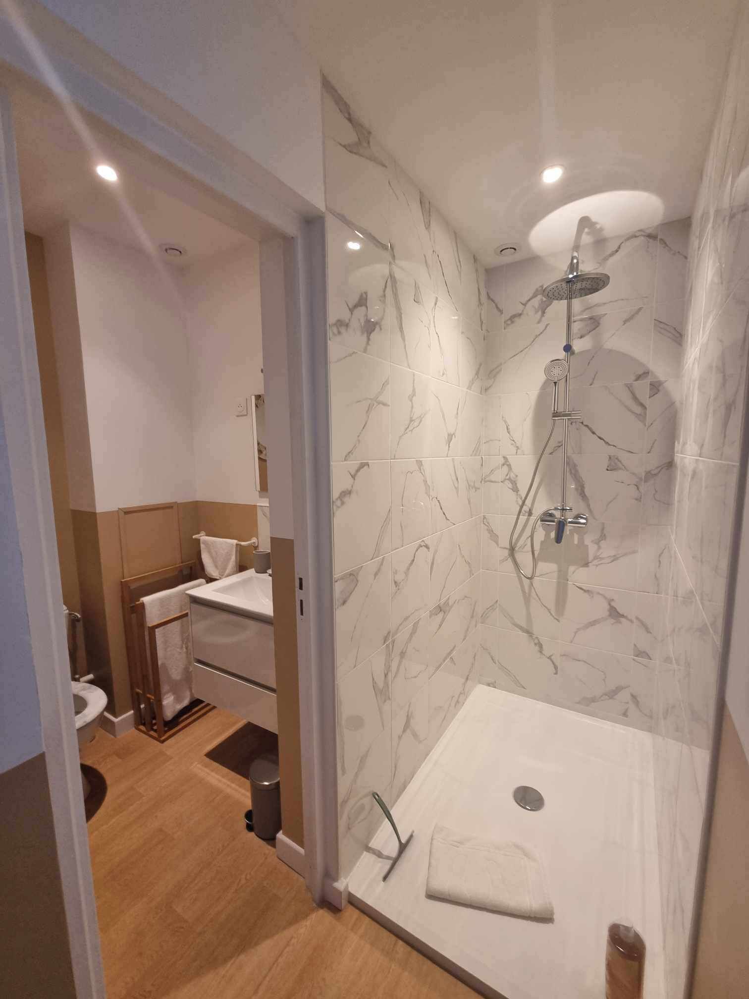 Towels, toilet paper