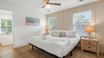 3 habitaciones, escritorio, wifi gratis y ropa de cama