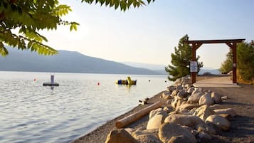 Accommodatie ligt op het strand