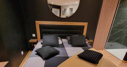 The black tendance, maxi studio hyper center, 1km from train station, tourism/business