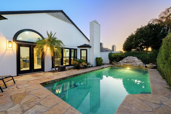 Alberca al aire libre 