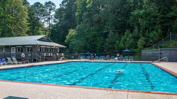 Indoor pool, a heated pool