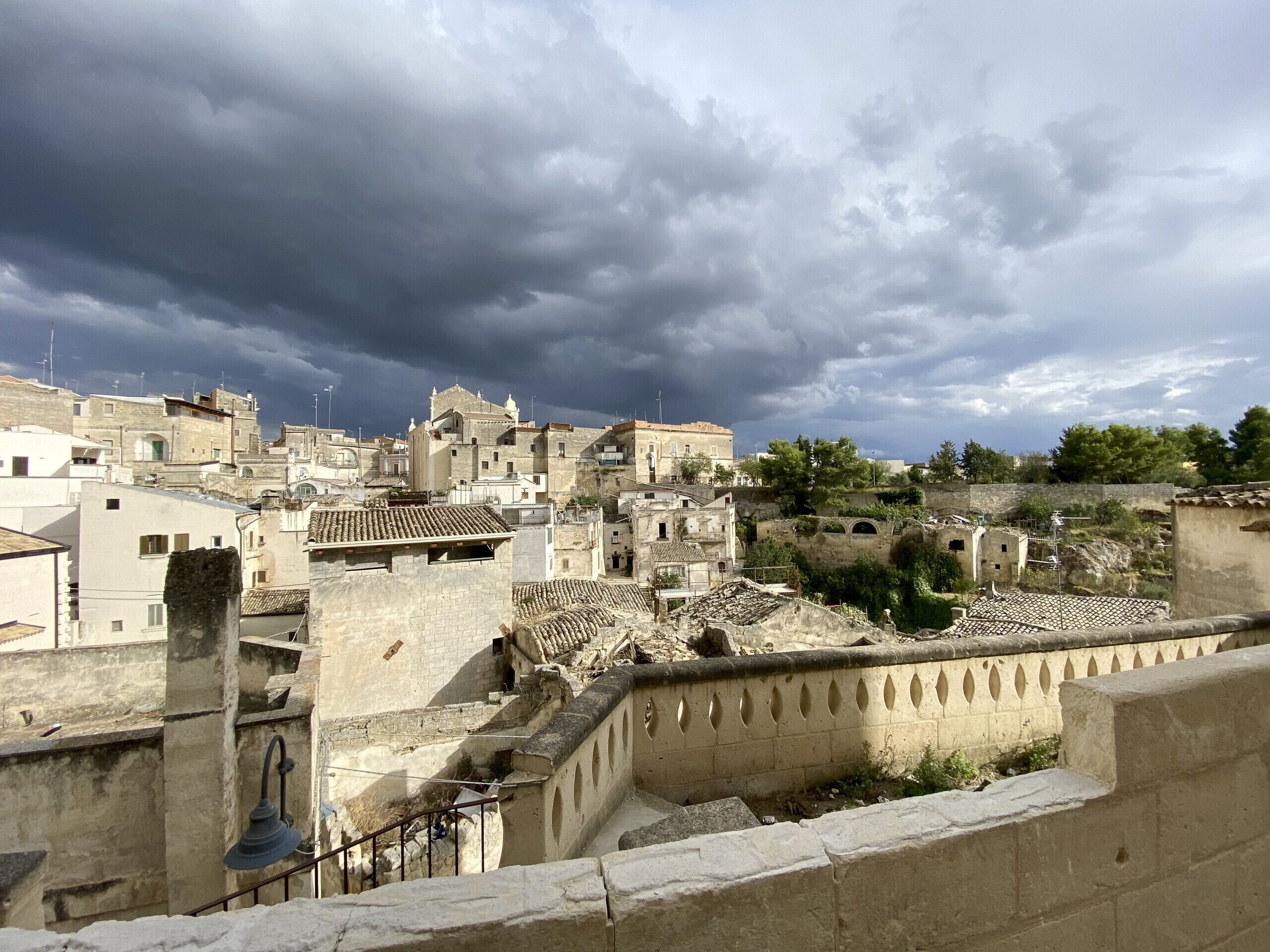 Blick von der Unterkunft