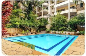 Outdoor pool - 1 BDR Apt @ The Magnolia Along RiverSide Drive / Westlands. (Nairobi)