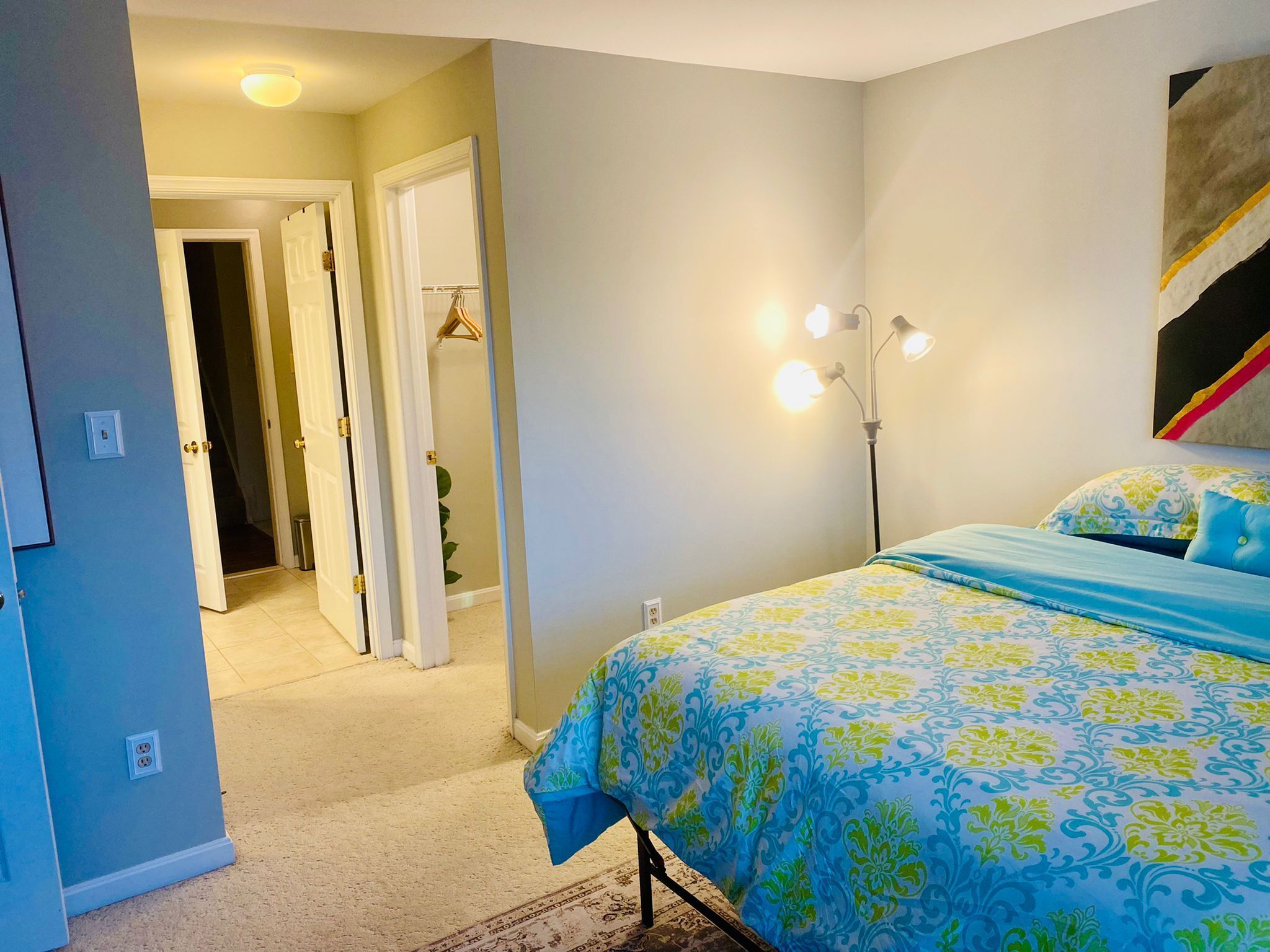 1 間睡房、熨斗/熨衫板、Wi-Fi、床單